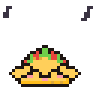 A taco Nomling dancing